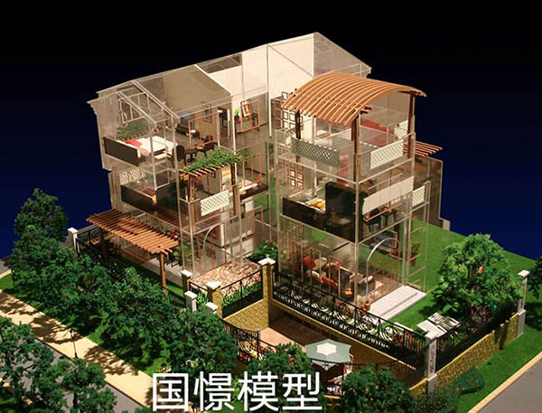 兰西县建筑模型