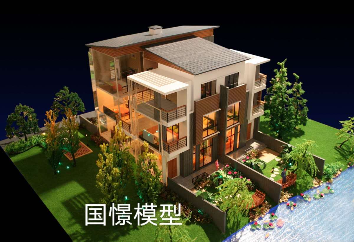 兰西县建筑模型